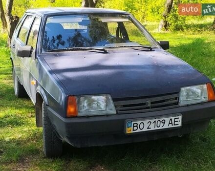 Синий ВАЗ 2109, объемом двигателя 1.5 л и пробегом 205 тыс. км за 1200 $, фото 1 на Automoto.ua