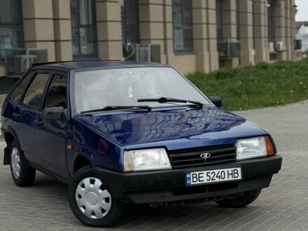 Синий ВАЗ 2109, объемом двигателя 1.6 л и пробегом 185 тыс. км за 1100 $, фото 1 на Automoto.ua