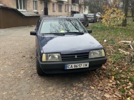 Синий ВАЗ 2109, объемом двигателя 1.5 л и пробегом 389 тыс. км за 750 $, фото 1 на Automoto.ua