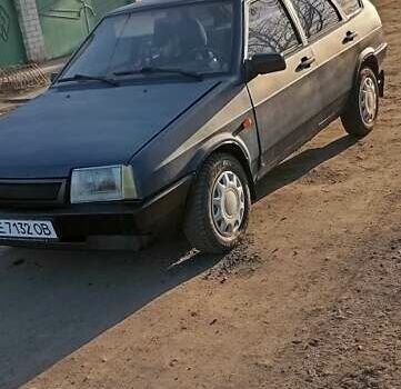 Синий ВАЗ 2109, объемом двигателя 1.5 л и пробегом 163 тыс. км за 900 $, фото 1 на Automoto.ua