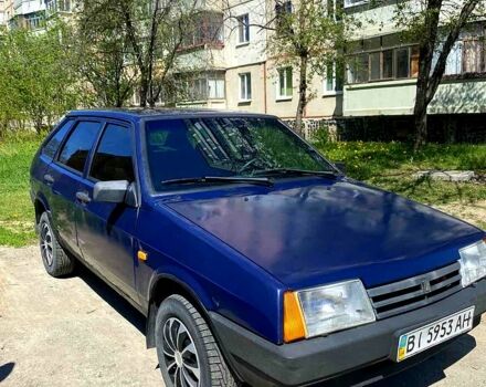 Синий ВАЗ 2109, объемом двигателя 1.5 л и пробегом 130 тыс. км за 1450 $, фото 1 на Automoto.ua