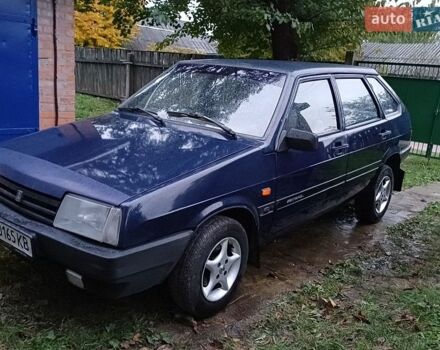 Синий ВАЗ 2109, объемом двигателя 1.5 л и пробегом 160 тыс. км за 1500 $, фото 1 на Automoto.ua