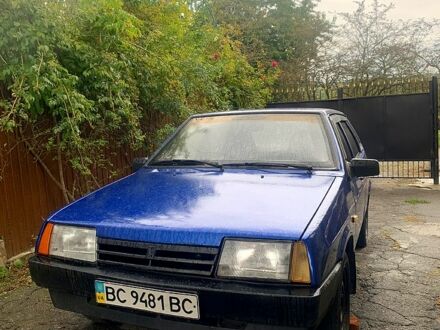 Синий ВАЗ 2109, объемом двигателя 1.6 л и пробегом 250 тыс. км за 1400 $, фото 1 на Automoto.ua