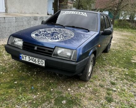 Синий ВАЗ 2109, объемом двигателя 1.5 л и пробегом 190 тыс. км за 1553 $, фото 1 на Automoto.ua