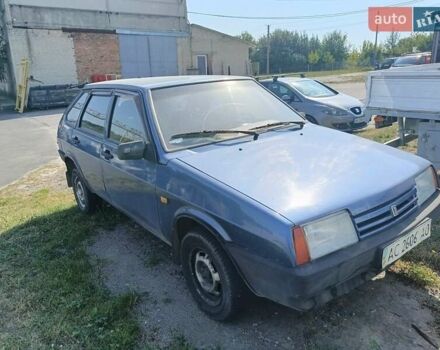 Синий ВАЗ 2109, объемом двигателя 1.6 л и пробегом 290 тыс. км за 1450 $, фото 1 на Automoto.ua