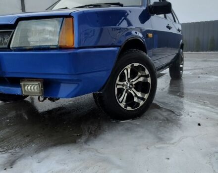 Синий ВАЗ 2109, объемом двигателя 1.6 л и пробегом 200 тыс. км за 1550 $, фото 1 на Automoto.ua