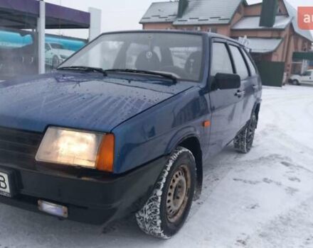 Синий ВАЗ 2109, объемом двигателя 1.6 л и пробегом 105 тыс. км за 1600 $, фото 1 на Automoto.ua