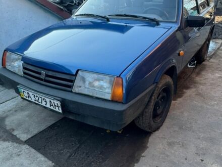 Синий ВАЗ 2109, объемом двигателя 1.6 л и пробегом 210 тыс. км за 2250 $, фото 1 на Automoto.ua