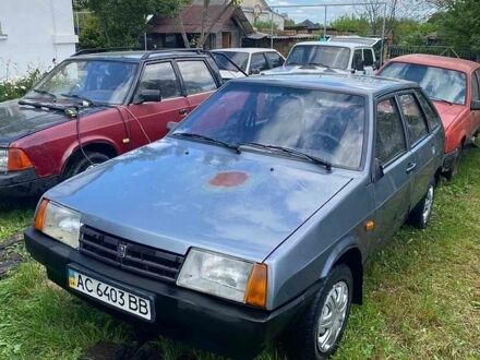 Синий ВАЗ 2109, объемом двигателя 1.6 л и пробегом 200 тыс. км за 750 $, фото 1 на Automoto.ua