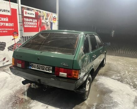 Зеленый ВАЗ 2109, объемом двигателя 1.3 л и пробегом 175 тыс. км за 1000 $, фото 4 на Automoto.ua