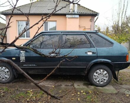 Зеленый ВАЗ 2109, объемом двигателя 1.3 л и пробегом 500 тыс. км за 1000 $, фото 2 на Automoto.ua