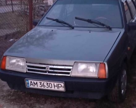 Зеленый ВАЗ 2109, объемом двигателя 1.5 л и пробегом 75 тыс. км за 600 $, фото 4 на Automoto.ua
