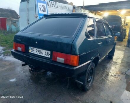 Зеленый ВАЗ 2109, объемом двигателя 1.3 л и пробегом 333 тыс. км за 650 $, фото 4 на Automoto.ua