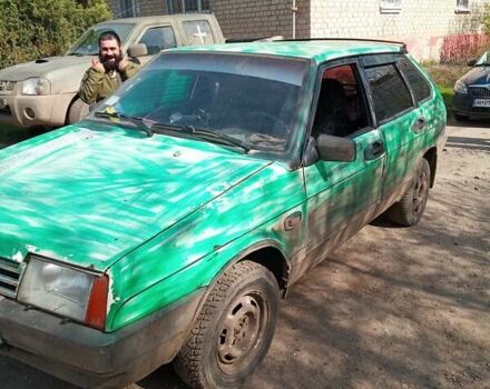 Зеленый ВАЗ 2109, объемом двигателя 1.5 л и пробегом 308 тыс. км за 603 $, фото 3 на Automoto.ua