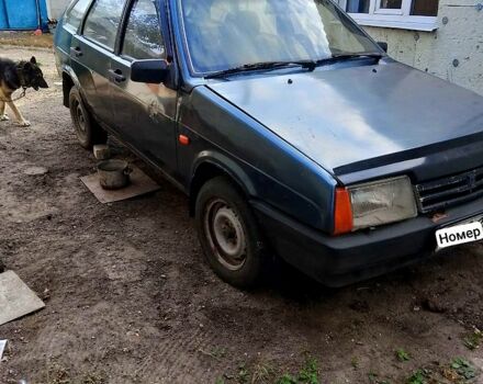 Зеленый ВАЗ 2109, объемом двигателя 1.5 л и пробегом 200 тыс. км за 500 $, фото 1 на Automoto.ua