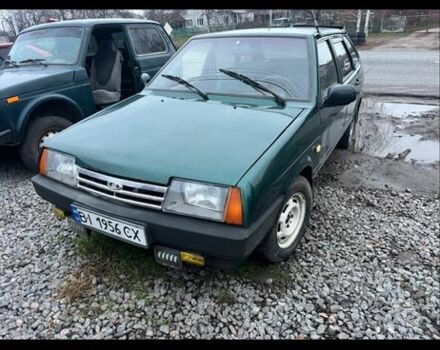 Зеленый ВАЗ 2109, объемом двигателя 1.3 л и пробегом 200 тыс. км за 1200 $, фото 1 на Automoto.ua