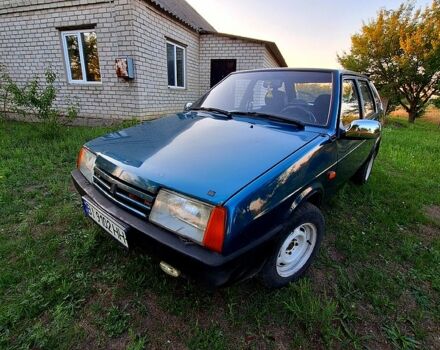 Зеленый ВАЗ 2109, объемом двигателя 1.5 л и пробегом 343 тыс. км за 1200 $, фото 1 на Automoto.ua