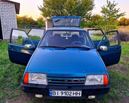 Зеленый ВАЗ 2109, объемом двигателя 1.5 л и пробегом 343 тыс. км за 1200 $, фото 3 на Automoto.ua