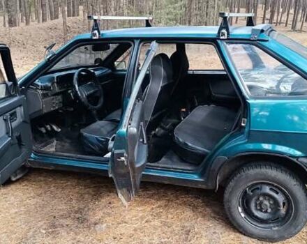 Зеленый ВАЗ 2109, объемом двигателя 1.5 л и пробегом 158 тыс. км за 1100 $, фото 2 на Automoto.ua