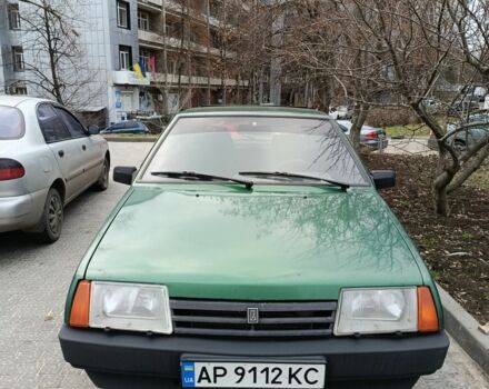 Зеленый ВАЗ 2109, объемом двигателя 1.5 л и пробегом 185 тыс. км за 1700 $, фото 1 на Automoto.ua