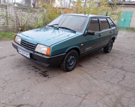 Зеленый ВАЗ 2109, объемом двигателя 1.5 л и пробегом 200 тыс. км за 1191 $, фото 1 на Automoto.ua