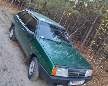 Зеленый ВАЗ 2109, объемом двигателя 1.5 л и пробегом 162 тыс. км за 1750 $, фото 1 на Automoto.ua