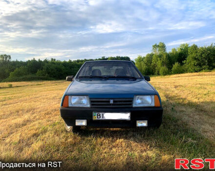 Зеленый ВАЗ 2109, объемом двигателя 1.5 л и пробегом 349 тыс. км за 1200 $, фото 1 на Automoto.ua