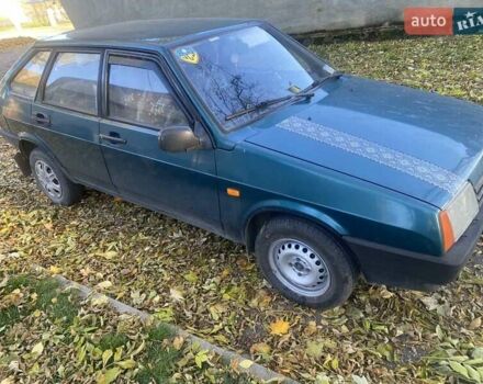 Зеленый ВАЗ 2109, объемом двигателя 1.5 л и пробегом 195 тыс. км за 1350 $, фото 1 на Automoto.ua