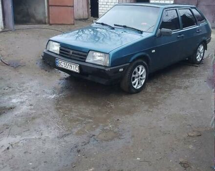 Зеленый ВАЗ 2109, объемом двигателя 1.6 л и пробегом 373 тыс. км за 1700 $, фото 1 на Automoto.ua