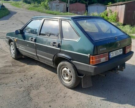 Зеленый ВАЗ 2109, объемом двигателя 1.5 л и пробегом 195 тыс. км за 1000 $, фото 3 на Automoto.ua
