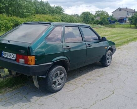 Зеленый ВАЗ 2109, объемом двигателя 1.4 л и пробегом 250 тыс. км за 1200 $, фото 2 на Automoto.ua