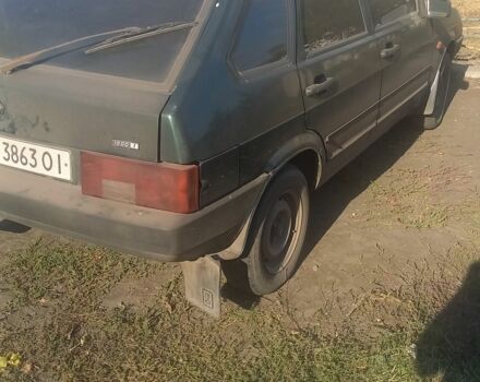 Зеленый ВАЗ 2109, объемом двигателя 1.5 л и пробегом 1000 тыс. км за 1200 $, фото 1 на Automoto.ua