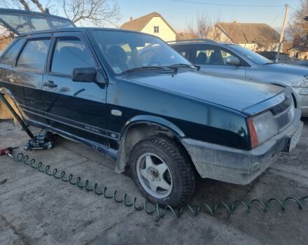 Зеленый ВАЗ 2109, объемом двигателя 1.5 л и пробегом 226 тыс. км за 1200 $, фото 1 на Automoto.ua