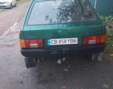 Зеленый ВАЗ 2109, объемом двигателя 1.5 л и пробегом 240 тыс. км за 1150 $, фото 1 на Automoto.ua