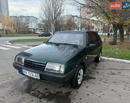 Зеленый ВАЗ 2109, объемом двигателя 1.5 л и пробегом 220 тыс. км за 999 $, фото 2 на Automoto.ua