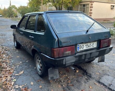 ВАЗ 2109 2004 в Новониколаевке на Automoto.ua Зеленый ВАЗ 2109, объемом двигателя 1.5 л и пробегом 165 тыс. км за 1000 $, фото 5 на Automoto.ua