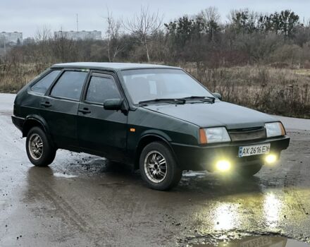 Зеленый ВАЗ 2109, объемом двигателя 1.5 л и пробегом 240 тыс. км за 710 $, фото 1 на Automoto.ua