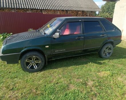 Зеленый ВАЗ 2109, объемом двигателя 1.5 л и пробегом 326 тыс. км за 1000 $, фото 1 на Automoto.ua