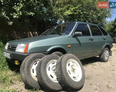 Зеленый ВАЗ 2109, объемом двигателя 1.6 л и пробегом 84 тыс. км за 2600 $, фото 1 на Automoto.ua