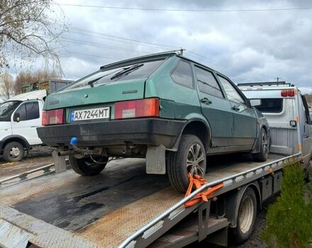 Зеленый ВАЗ 2109, объемом двигателя 1.6 л и пробегом 150 тыс. км за 600 $, фото 1 на Automoto.ua