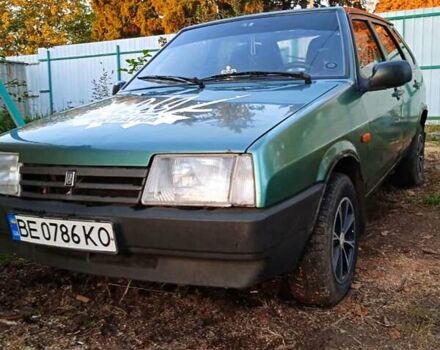 Зеленый ВАЗ 2109, объемом двигателя 1.5 л и пробегом 172 тыс. км за 1600 $, фото 1 на Automoto.ua