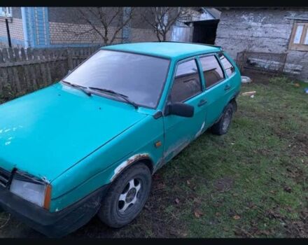 Зеленый ВАЗ 2109, объемом двигателя 1.5 л и пробегом 70 тыс. км за 592 $, фото 4 на Automoto.ua