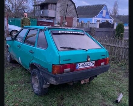 Зеленый ВАЗ 2109, объемом двигателя 1.5 л и пробегом 70 тыс. км за 592 $, фото 1 на Automoto.ua
