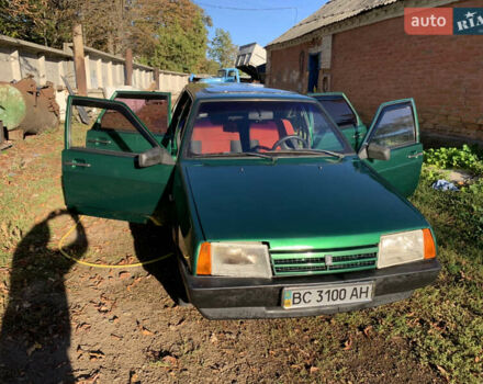 Зеленый ВАЗ 2109, объемом двигателя 1.5 л и пробегом 100 тыс. км за 1250 $, фото 1 на Automoto.ua