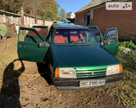 Зелений ВАЗ 2109, об'ємом двигуна 1.5 л та пробігом 100 тис. км за 1250 $, фото 1 на Automoto.ua