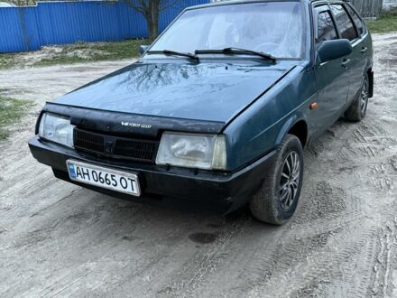 Зеленый ВАЗ 2109, объемом двигателя 1.5 л и пробегом 150 тыс. км за 750 $, фото 1 на Automoto.ua