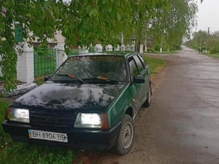 Зеленый ВАЗ 2109, объемом двигателя 1 л и пробегом 1000 тыс. км за 352 $, фото 1 на Automoto.ua