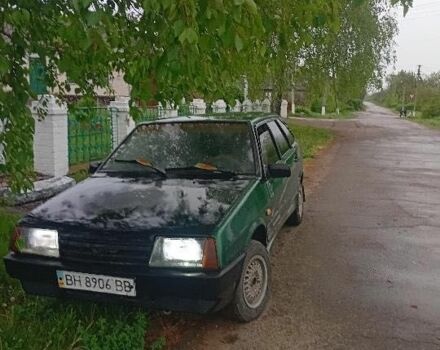 Зеленый ВАЗ 2109, объемом двигателя 1 л и пробегом 1000 тыс. км за 352 $, фото 1 на Automoto.ua