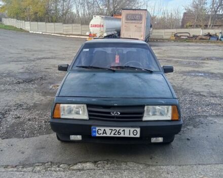 Зеленый ВАЗ 2109, объемом двигателя 1.3 л и пробегом 80 тыс. км за 1074 $, фото 1 на Automoto.ua