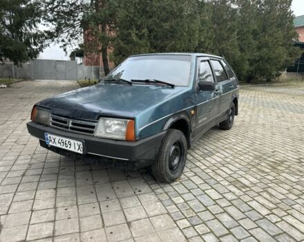 Зеленый ВАЗ 2109, объемом двигателя 1.5 л и пробегом 200 тыс. км за 600 $, фото 1 на Automoto.ua